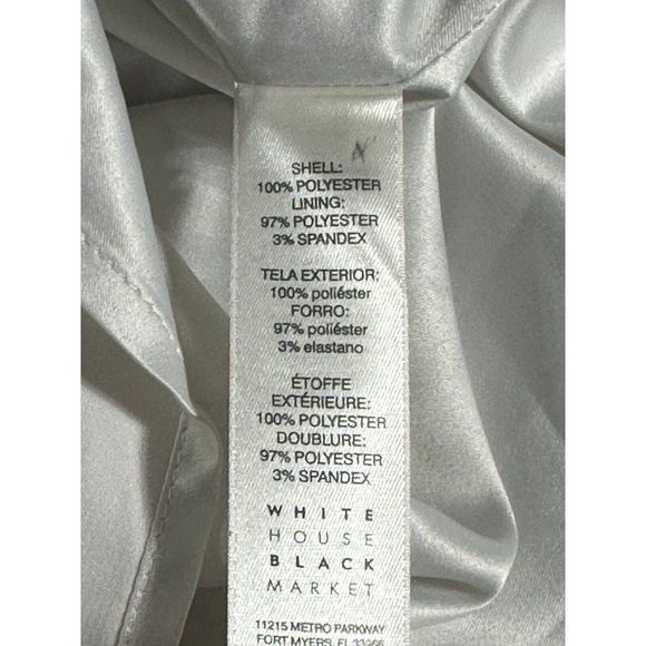 WHITE HOUSE BLACK MARKET Women A-Line Skirt Ankle Lenght Polka Dot Size 4 #1116 - Picture 11 of 16